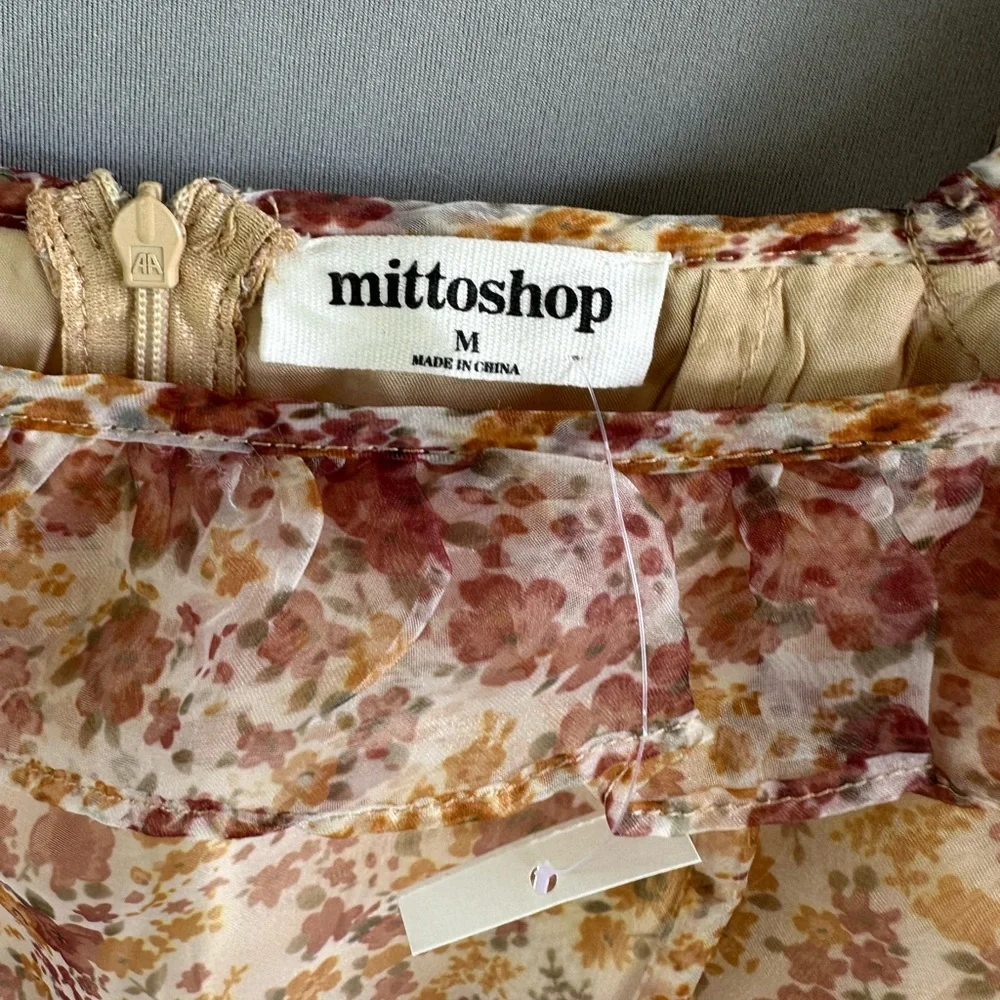 5 for $40 Mittoshop Top Blouse Shirt Size M - Picture 5 of 7